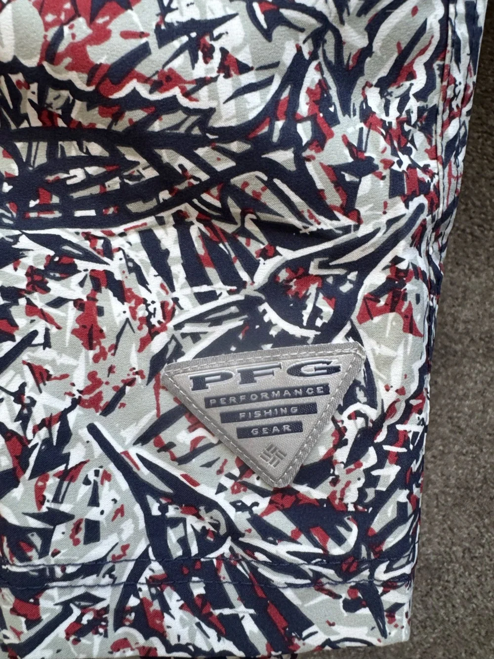 Men’s Columbia PFG swim shorts